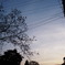 闇迫る空