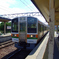 元善光寺駅にて