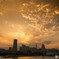 横浜の夕日