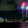 みなとみらいの夜景と花火