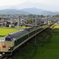 安達太良山を背にして