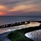 春の夕暮れ（能登千枚田）