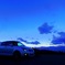 夕暮れの山間にて