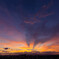 屋上からの夕焼け