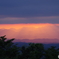 夕暮れの山