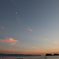 月と海と空