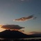桜島の朝日