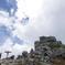 金峰山 五丈石に向かって