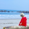ムスメ初夏の海で