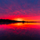 不気味な夕暮れ