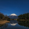 月明かりの富士