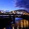 夕暮れの旭橋