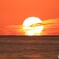 今朝の太陽（室蘭イタンキ浜）