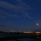 田んぼの月夜