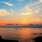 The setting sun of Tanegashima.