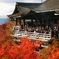 燃える清水寺