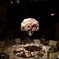 on table of wedding 