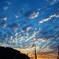10月31日の朝空