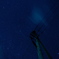 星空と電柱