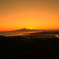 雲仙岳に沈む夕陽