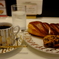フォションカフェにて。