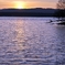 阿寒湖　６月の夕景