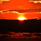夕陽の独り舞台