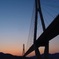 Silhouette at dusk