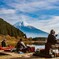 田貫湖の太公望と富士