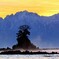 朝焼けの剱岳