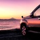 夕焼けに染まる愛車