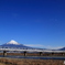 富士川を渡る新幹線700系