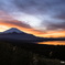 夕日に包まれて