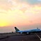 台湾桃園国際空港　EVA B747