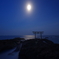 夜の大洗の鳥居たち