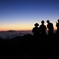 大山 夜明け