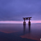 湖西の夜明け②