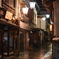 夜の温泉街にて1