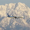 B738と立山連峰