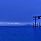 白髭神社の夜明け