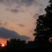 やっと捕まえた夕日