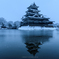 雪の松本城２