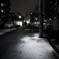 雪の足跡