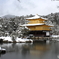 雪の金閣寺