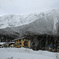 大山雪景色