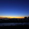 多摩川の夕景