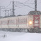 雪の特急やくも