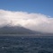 雪と桜島と虹の切れ橋