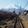 富士山と線路