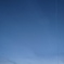 飛行機雲と金星と夕焼けと